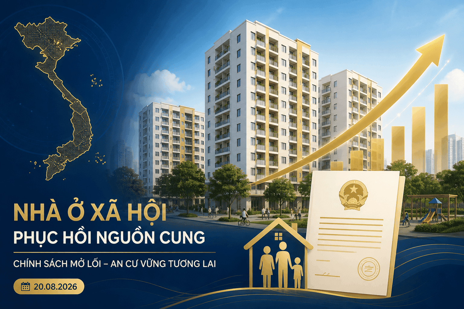 Thị trường bất động sản và nhà ở xã hội Việt Nam — cập nhật 20/8/2026